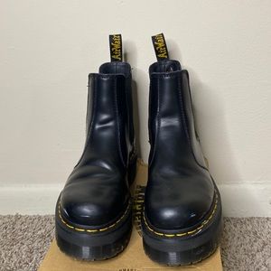 Size 7 Dr. Martens Black Platform Chelsea Boot